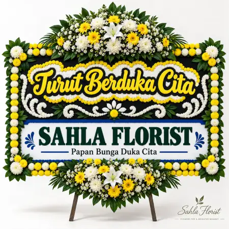 Papan Bunga Duka Boulevard Makassar