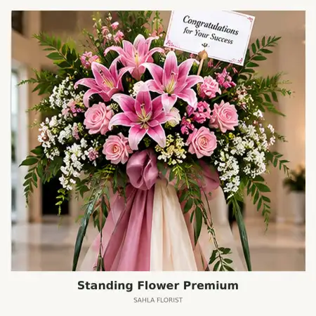 Standing Flowers Boulevard Makassar